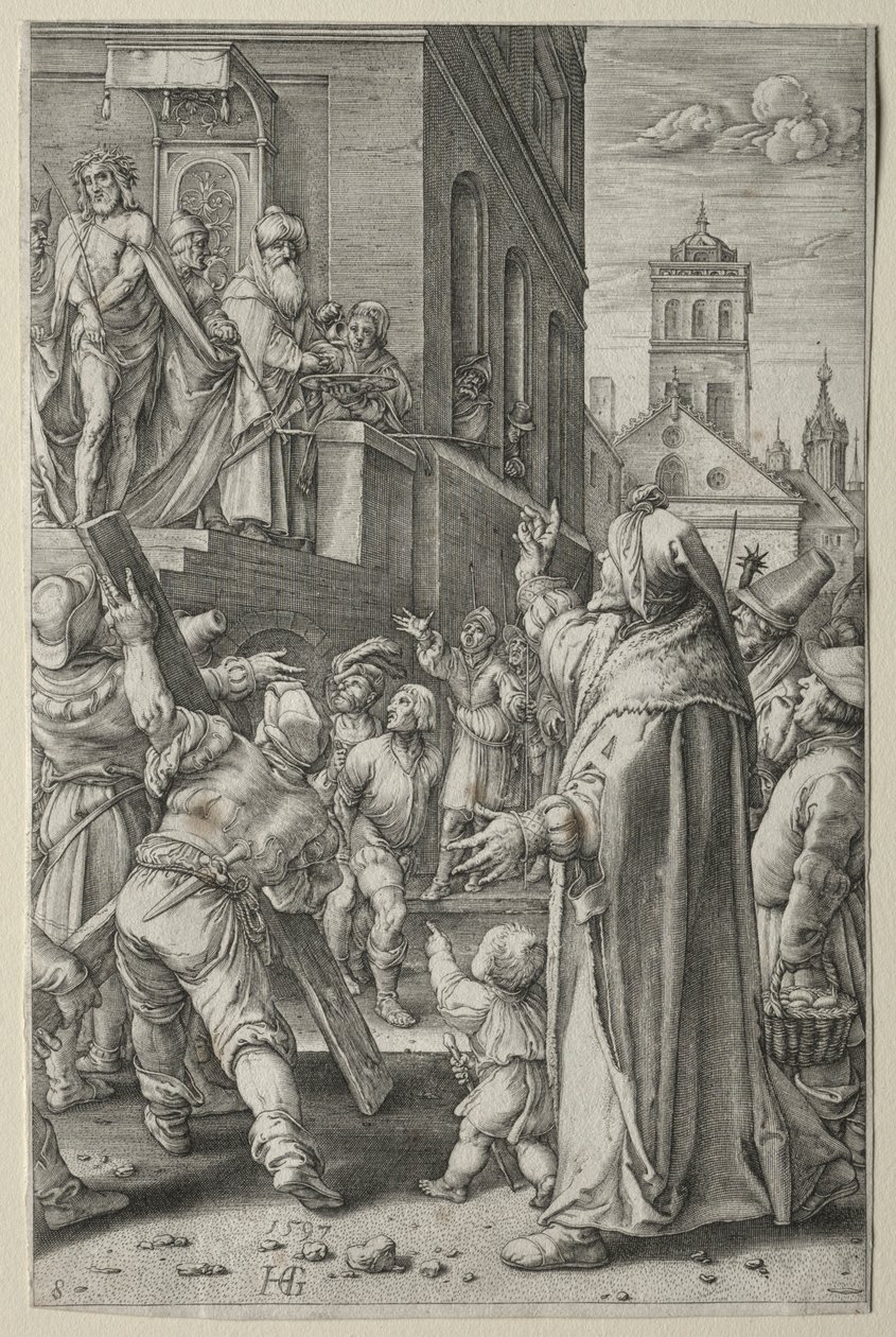 De Passie door Hendrik Goltzius
