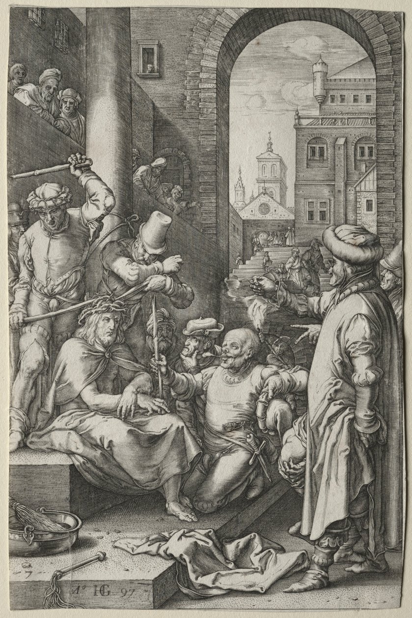 De Passie door Hendrik Goltzius