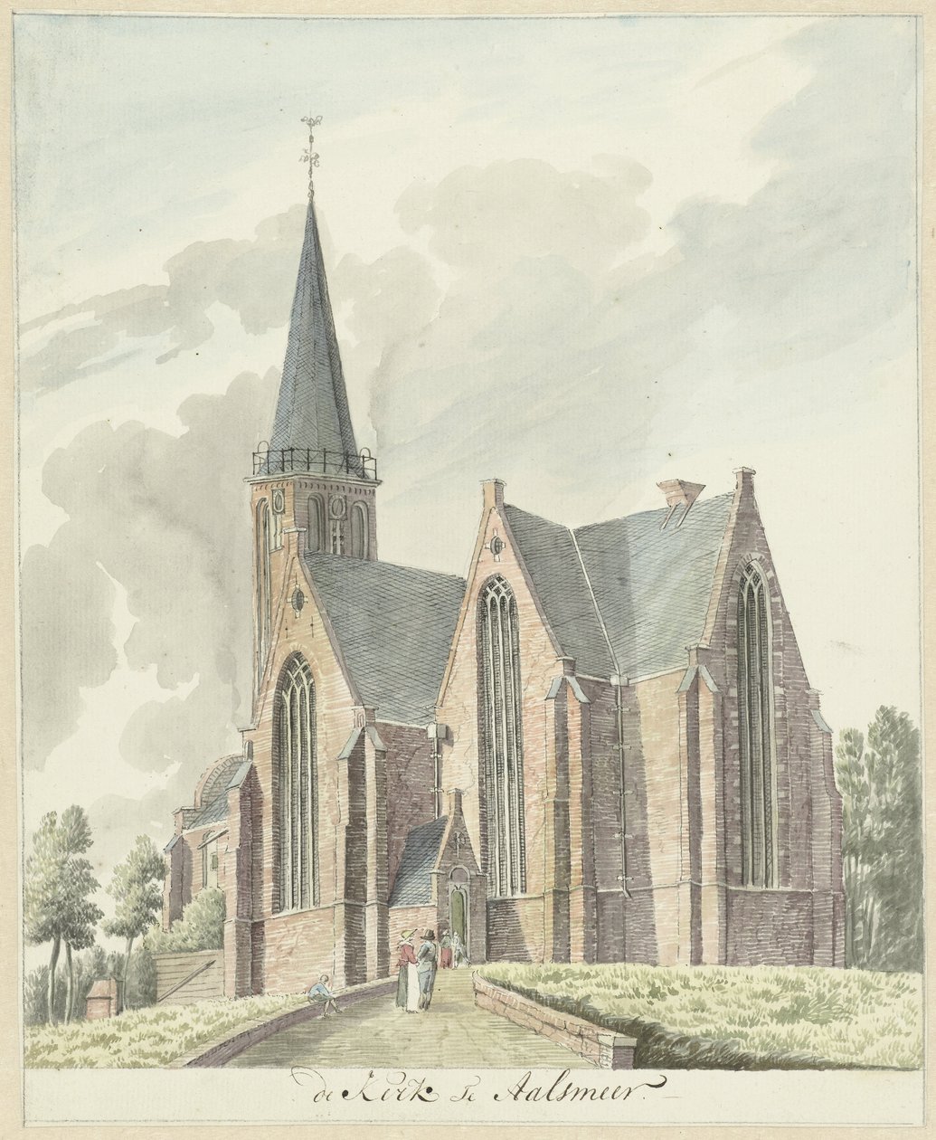 Kerk te Aalsmeer door Hendrik Tavenier