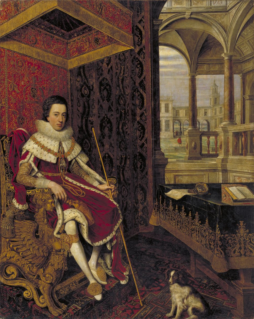 Karel I (1600-1649) als Prins van Wales door Hendrik van II Steenwijck