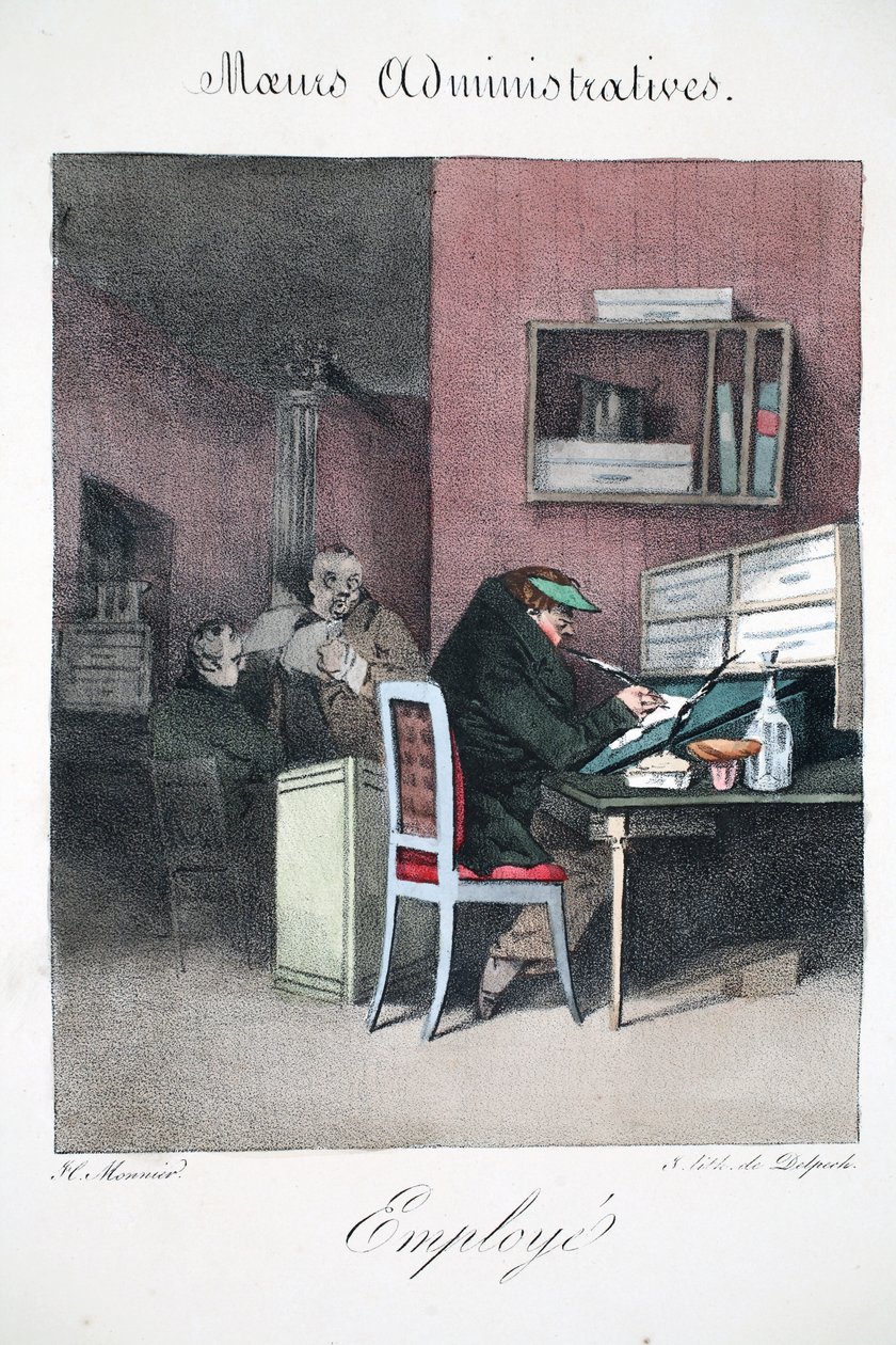 Werknemer, illustratie uit 