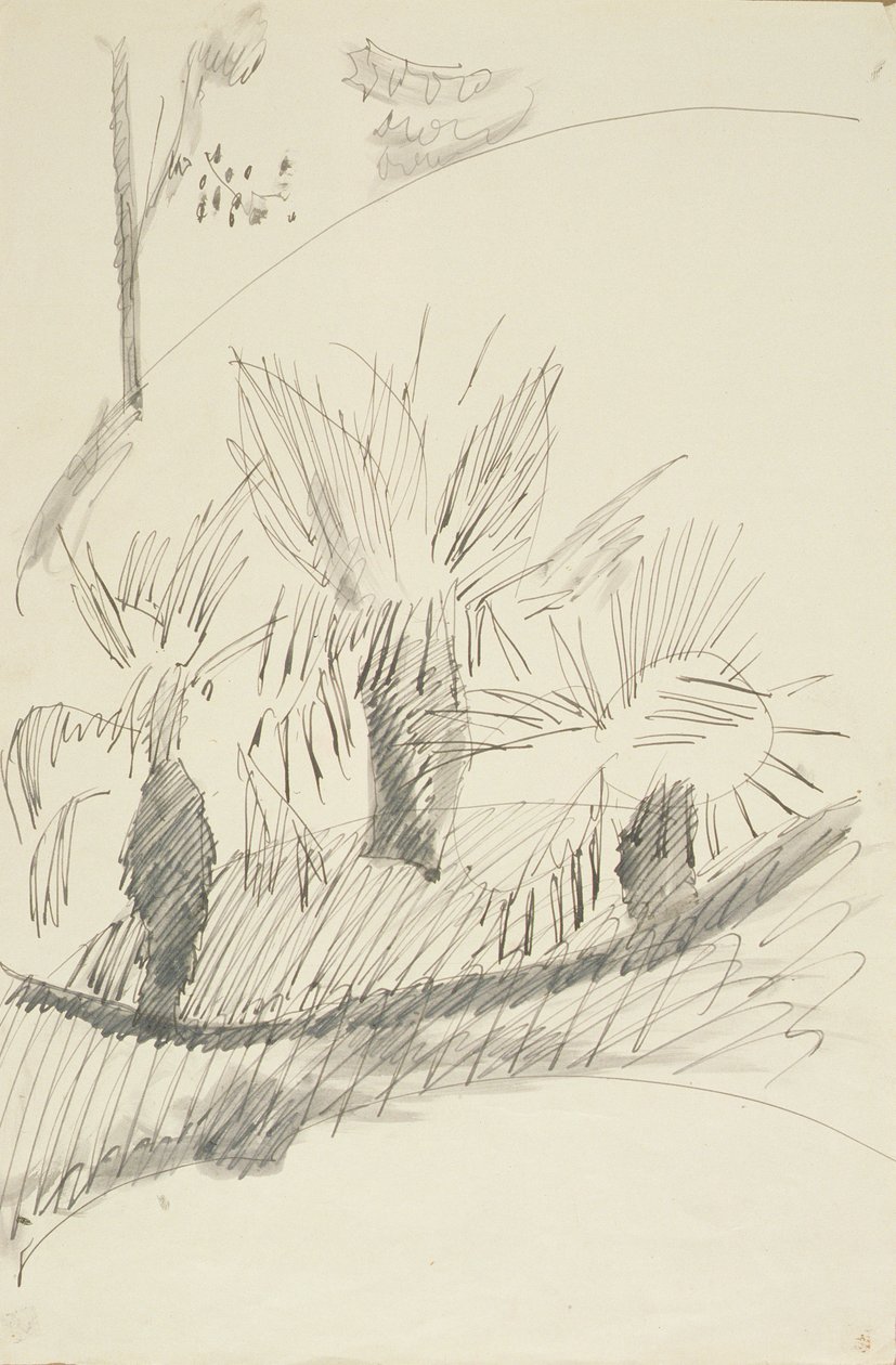 In Kew Gardens, 1913 door Henri Gaudier-Brzeska