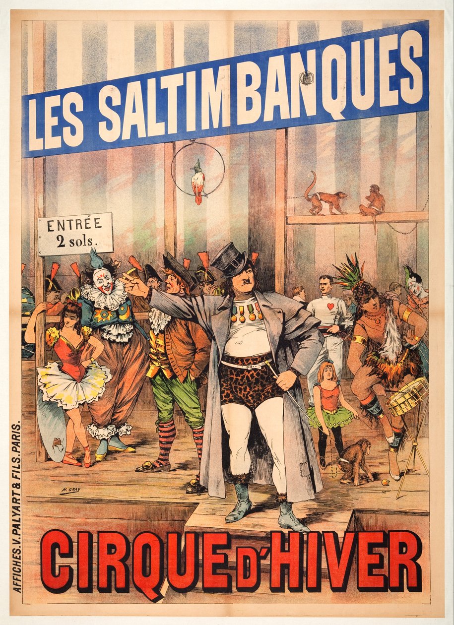De Saltimbanques door Henri Gray