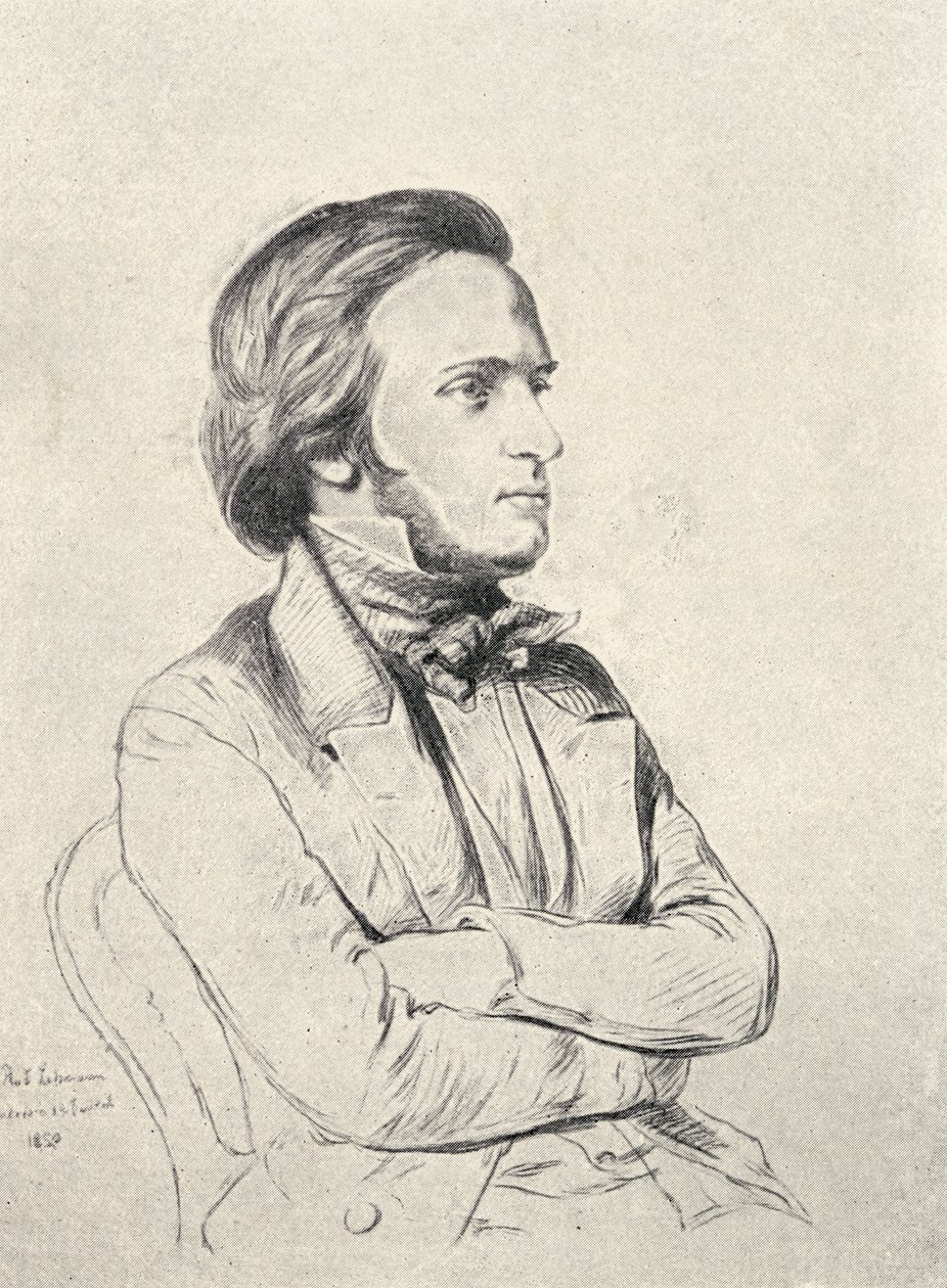 Wilhelm Richard Wagner in 1850 door Henri Lehmann