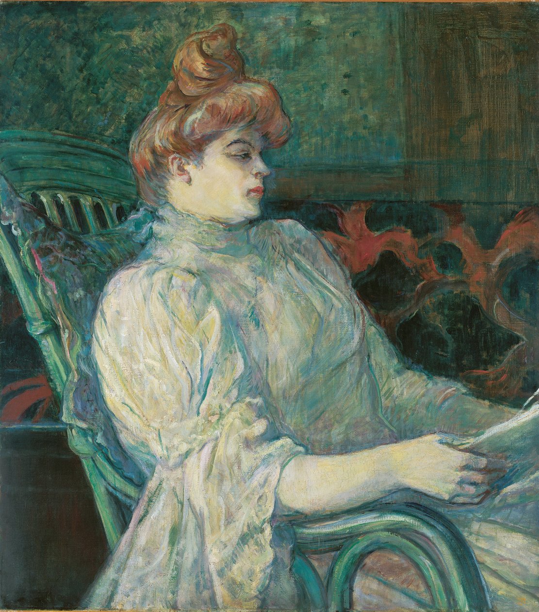 Mevrouw Marthe X door Henri-Marie-Raymond de Toulouse-Lautrec