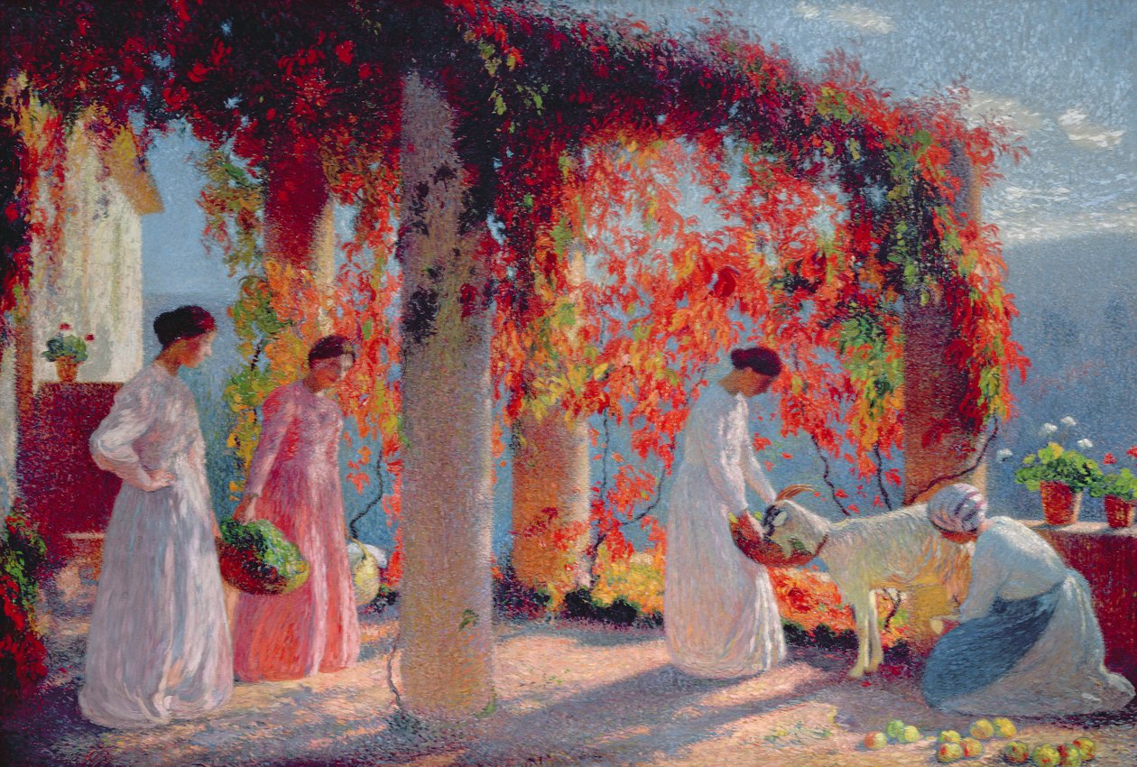 De pergola bij Marquayrol door Henri Martin