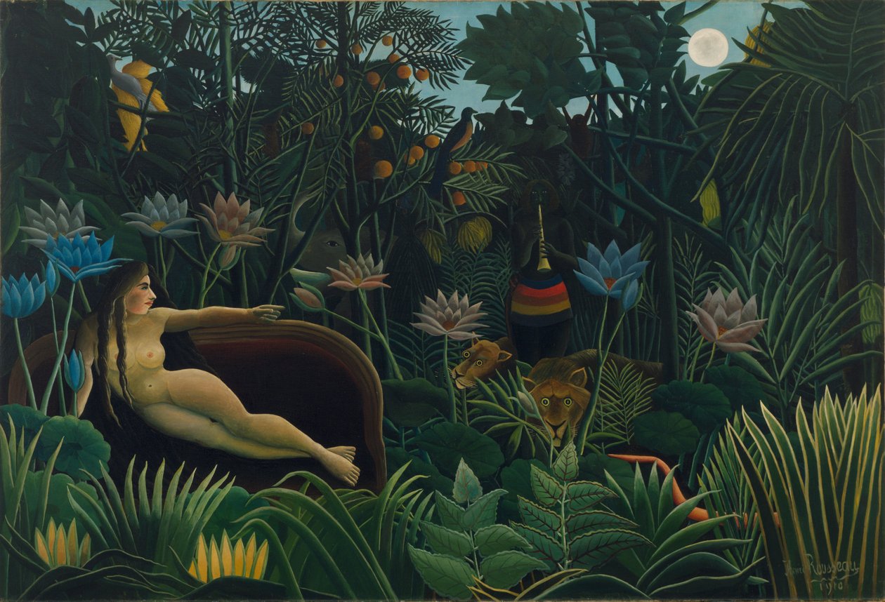De Droom door Henri Rousseau