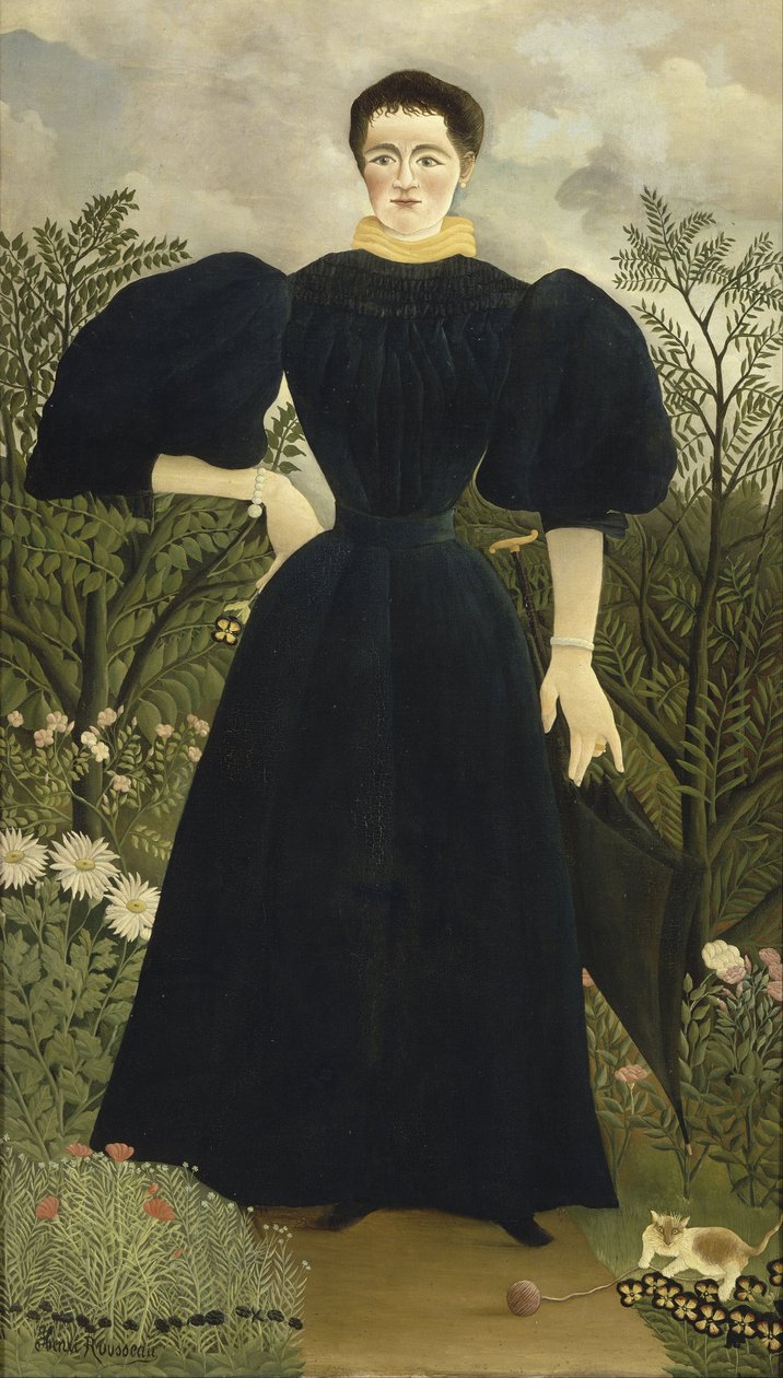 Portret van Madame M door Henri Rousseau