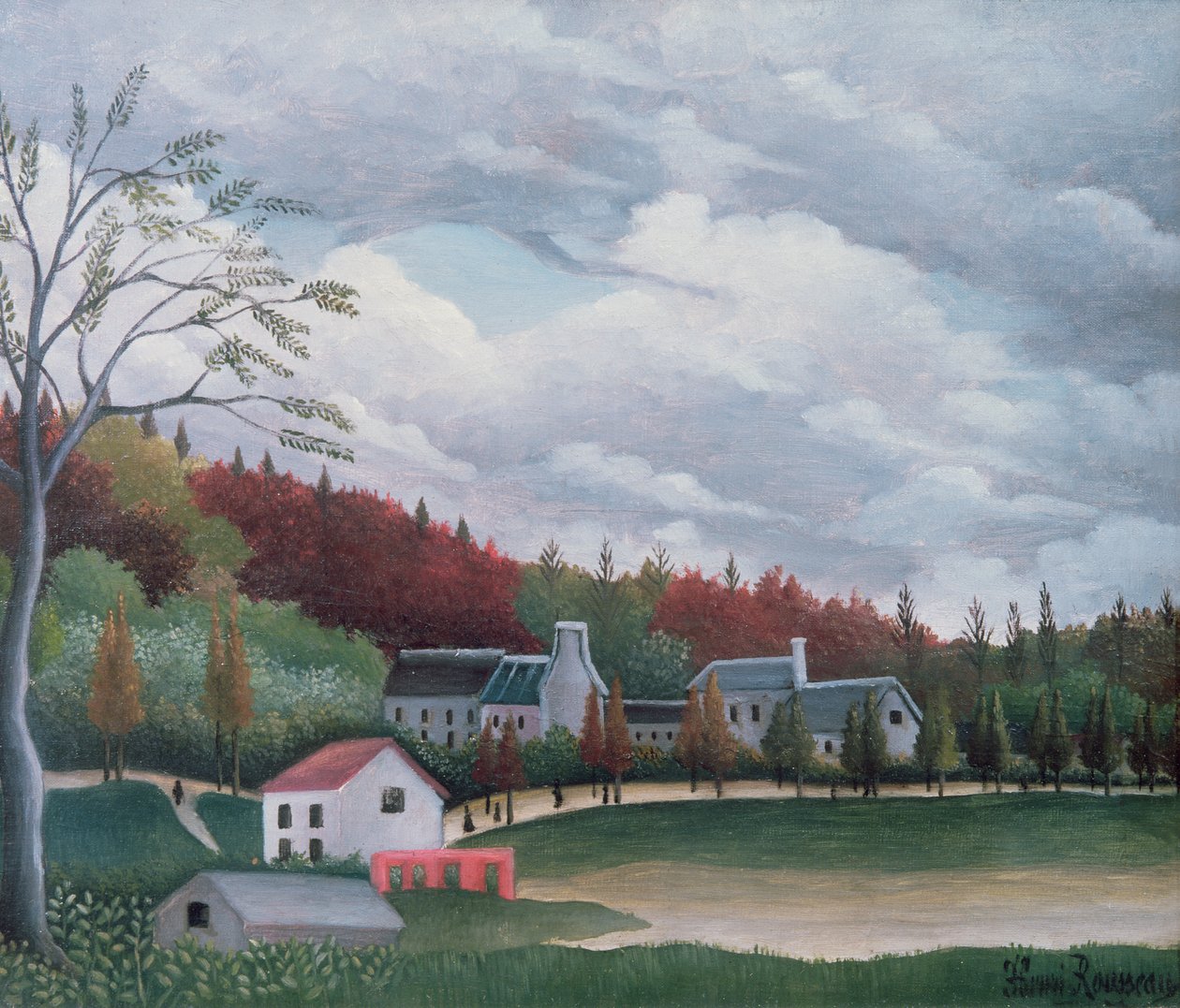 De Bievre bij Gentilly, ca. 1895 door Henri Rousseau