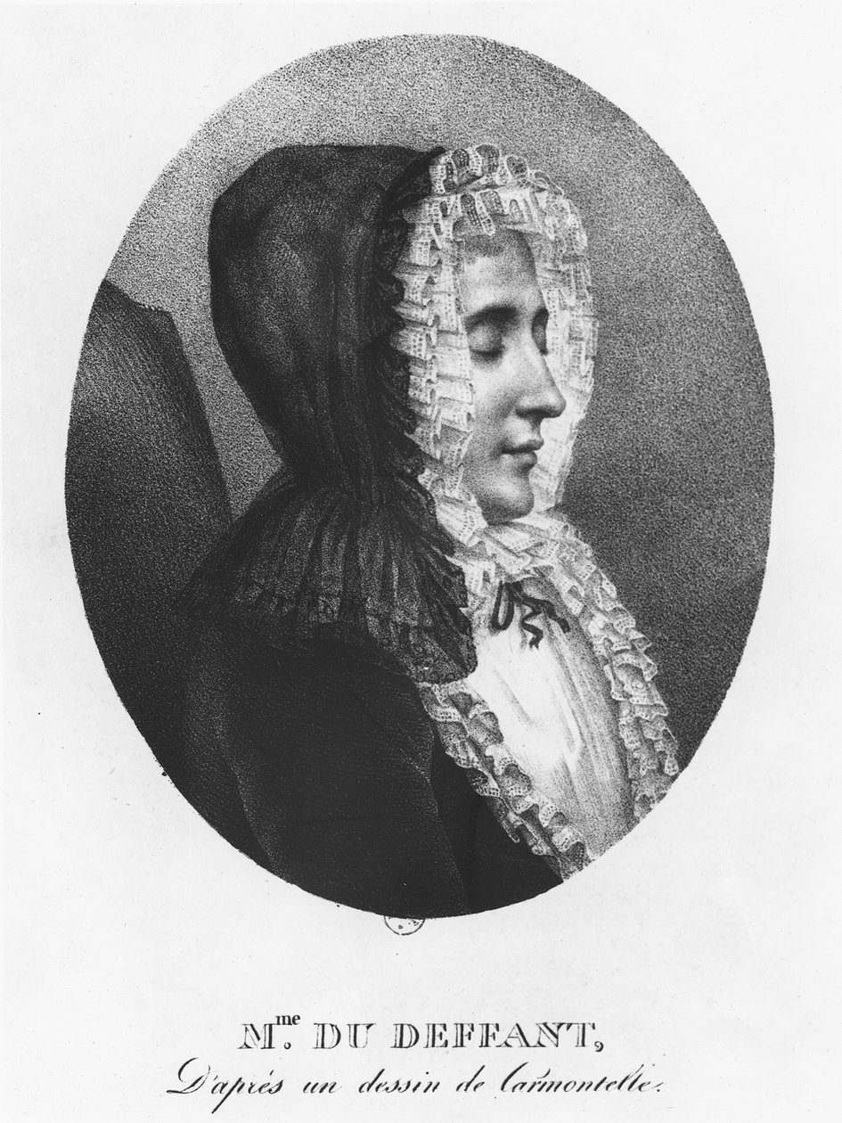 Madame du Deffand door Henri Villain