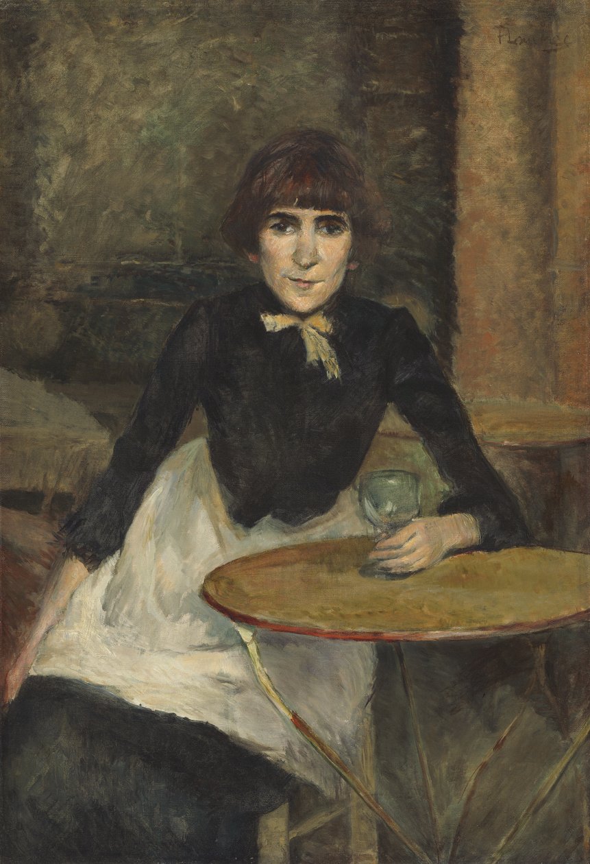 A la Bastille (Jeanne Wenz), 1888 door Henri de Toulouse Lautrec