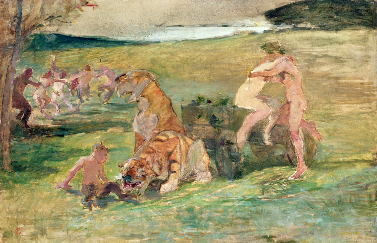 Allegorie, de bron van het leven, 1883 door Henri de Toulouse Lautrec
