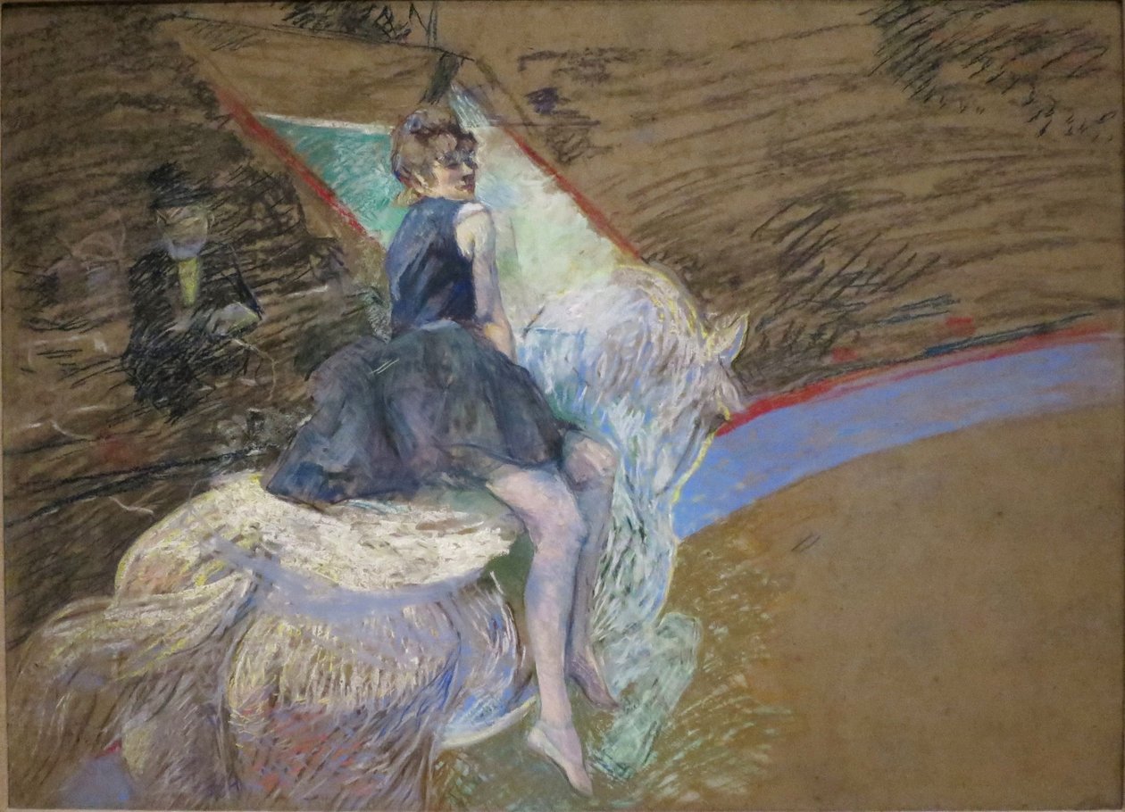 In het Cirque Fernando door Henri de Toulouse-Lautrec