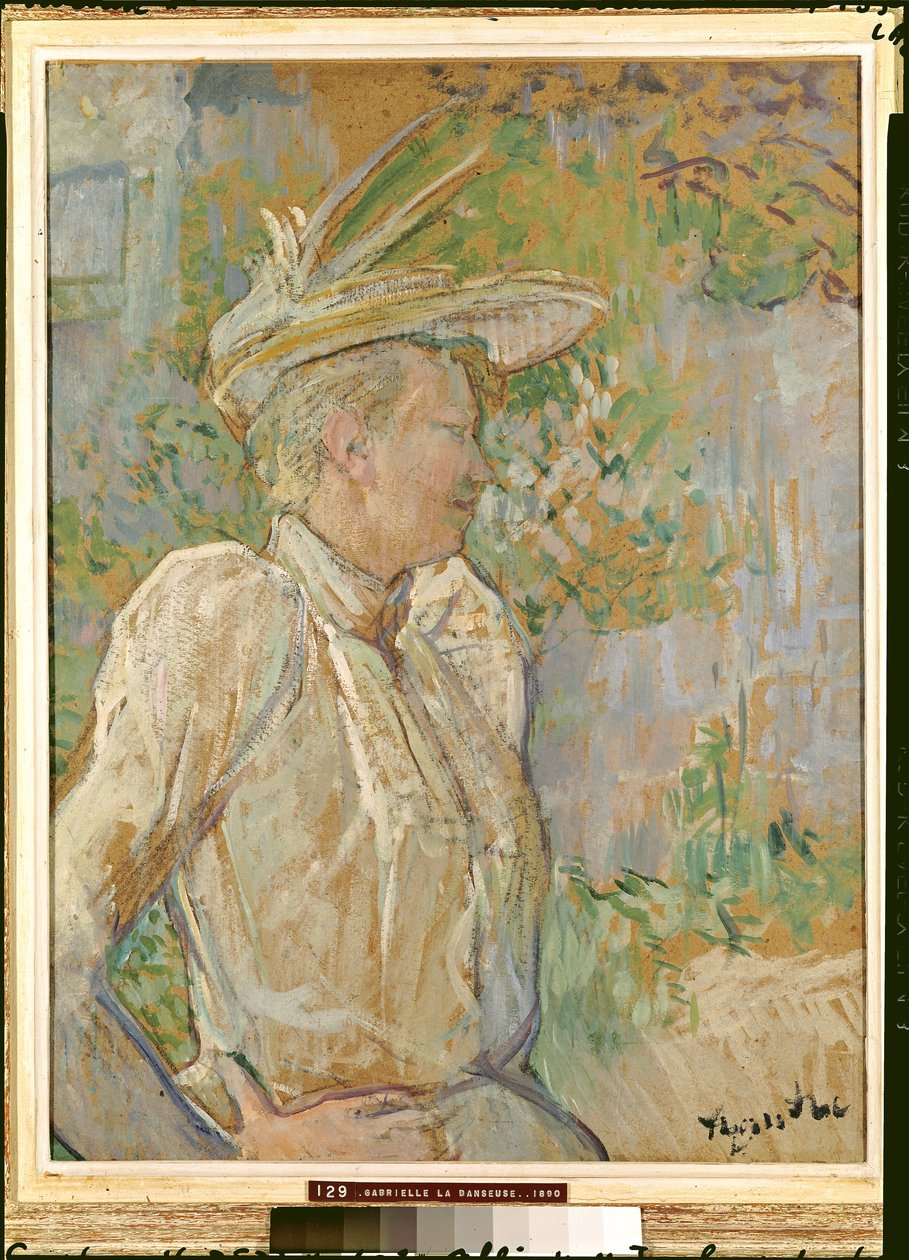 Gabrielle de Danseres, 1890 door Henri de Toulouse Lautrec