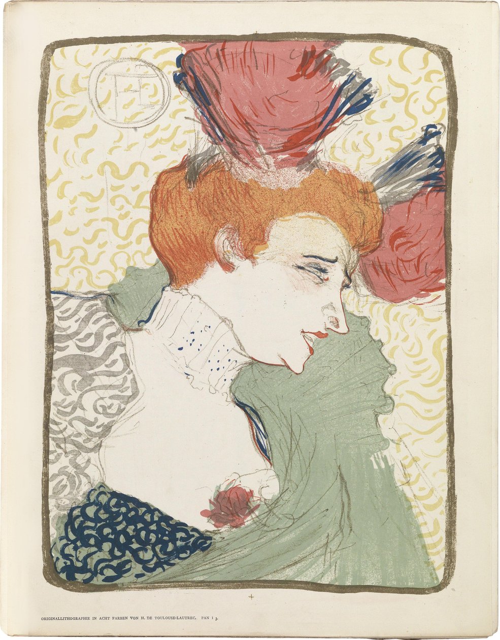 Juffrouw Marcelle Lender door Henri de Toulouse-Lautrec