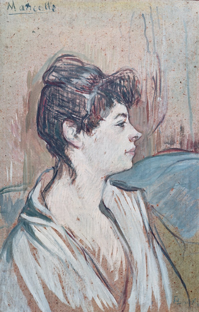Marcelle, 1894 door Henri de Toulouse Lautrec