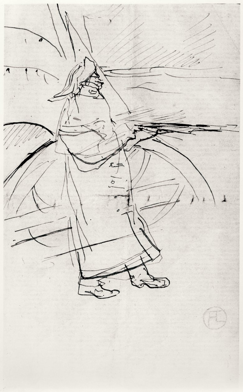 Portret van Maurice Joyant (1864-1930), 1900 door Henri de Toulouse-Lautrec