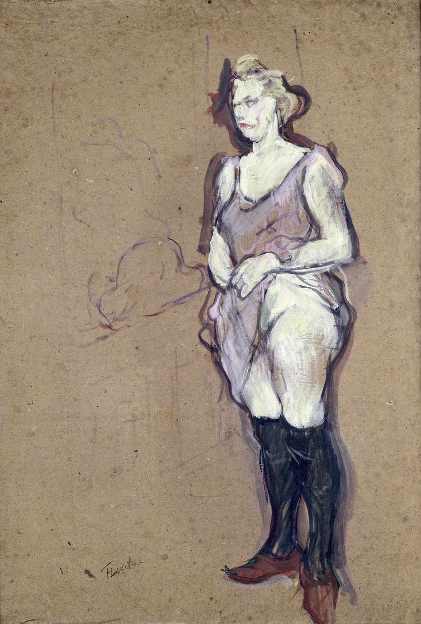 De Medische Inspectie: Blonde Prostituee, 1894 door Henri de Toulouse Lautrec