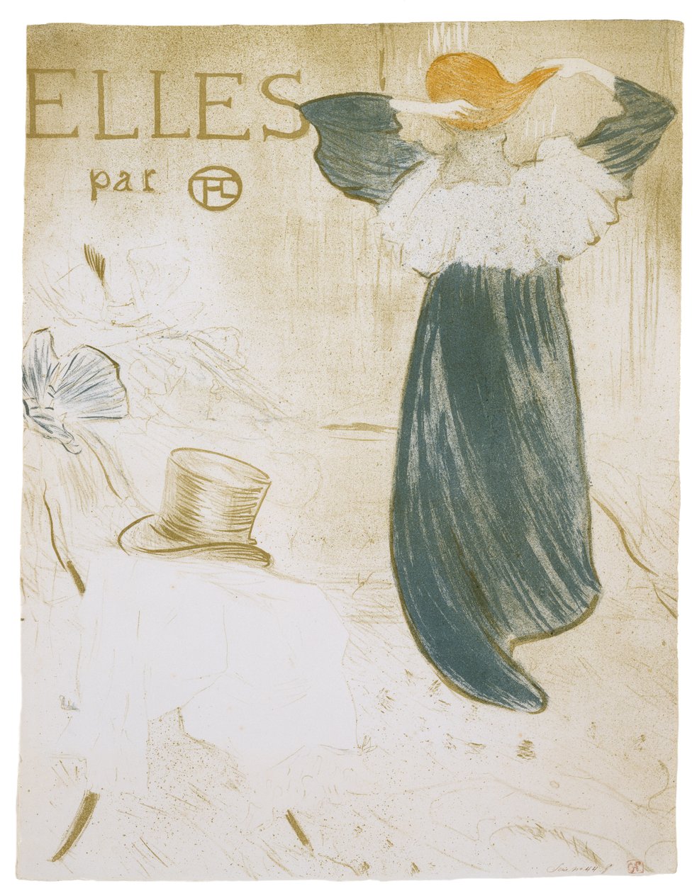Frontispice uit Elles, 1896 door Henri de Toulouse Lautrec