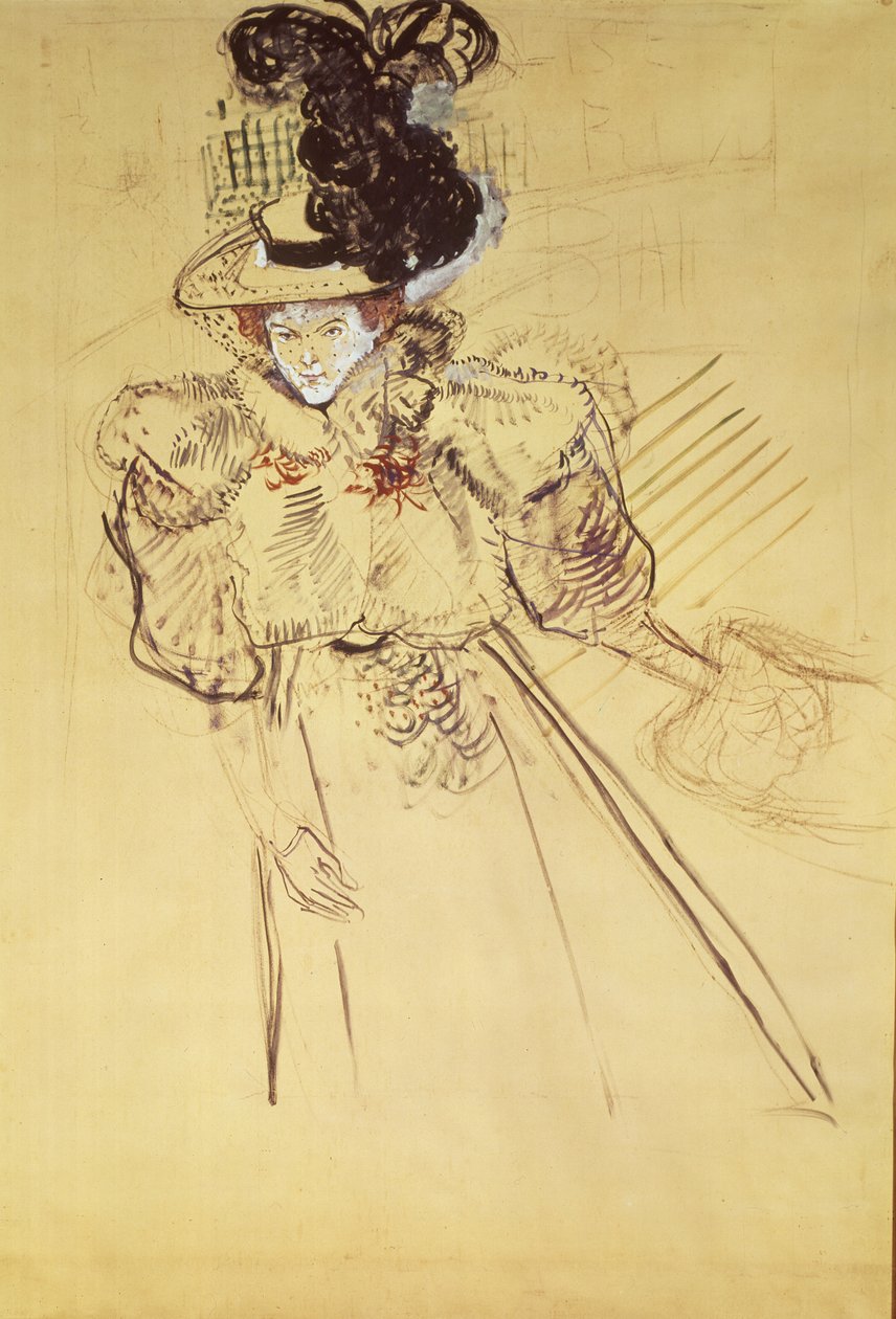 La Revue Blanche door Henri de Toulouse Lautrec