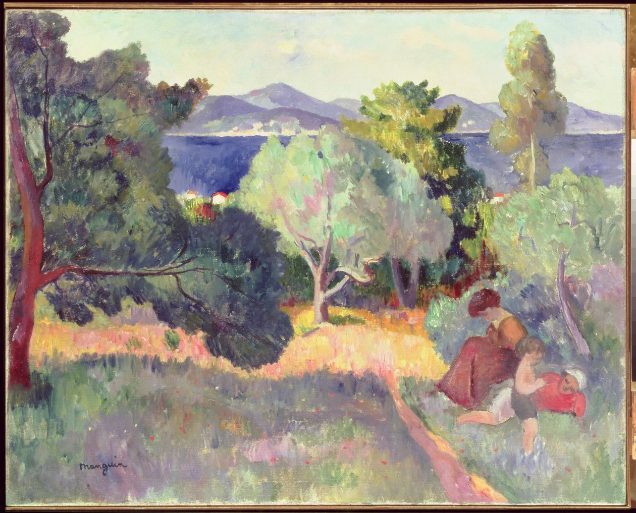 Pad in Saint-Tropez door Henri Charles Manguin
