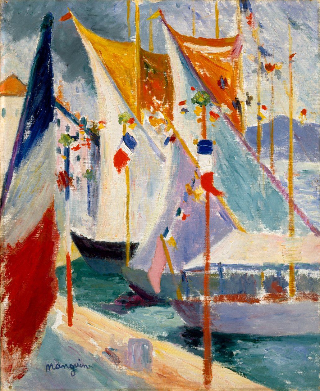 Haven van Saint-Tropez door Henri Charles Manguin