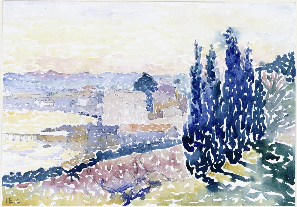 Tuin door Henri-Edmond Cross