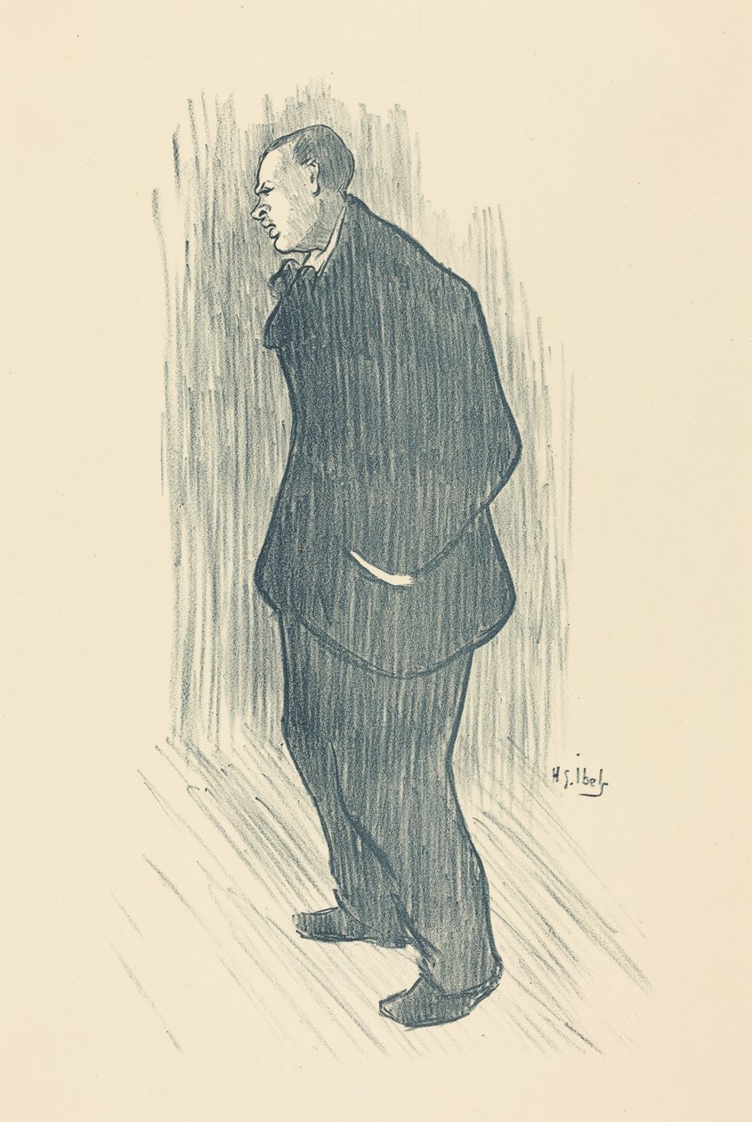 Acteur door Henri-Gabriel Ibels