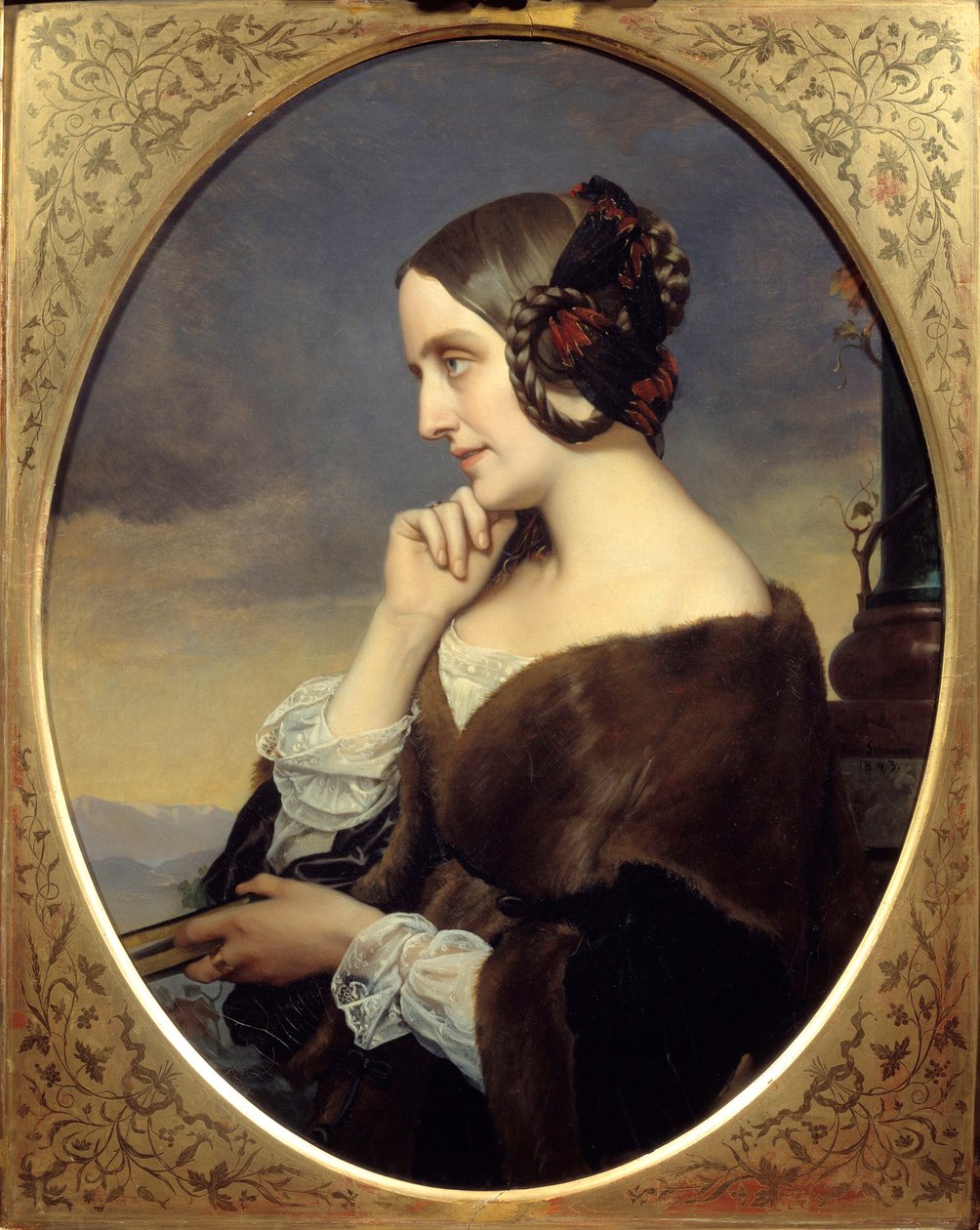 Portret van Marie de Flavigny (1805-1876) gravin d