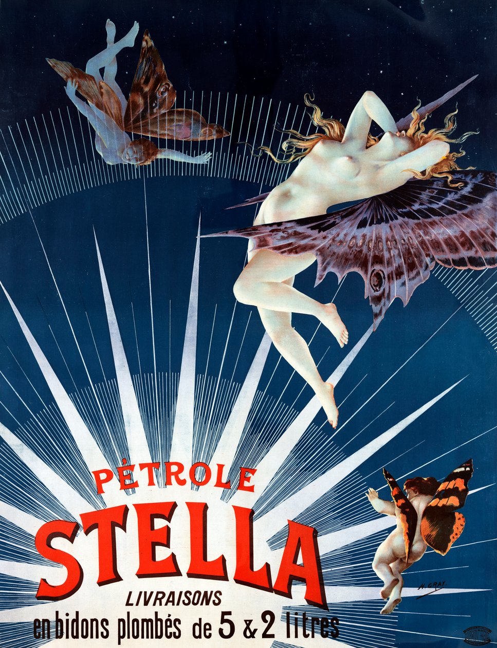 Vintage Petrole Stella Poster door Henri  Gray