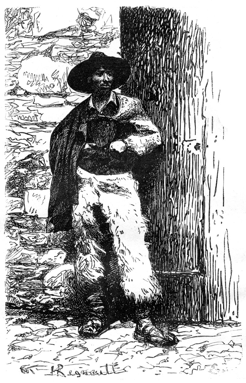 Herder van het Italiaanse platteland, 19e eeuw door Henri Alexandre Georges Regnault