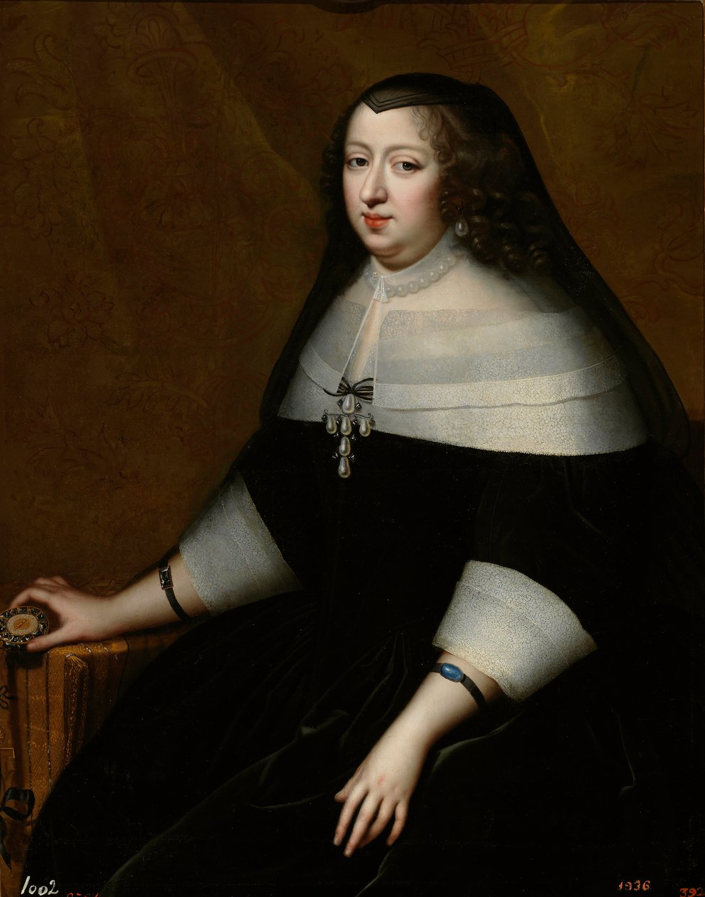 Portret van Anna van Oostenrijk door Henri Beaubrun