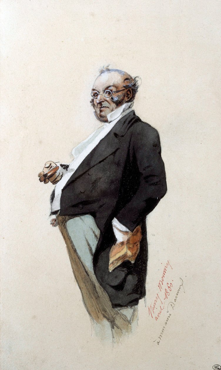 Portret van de auteur in Monsieur Prud