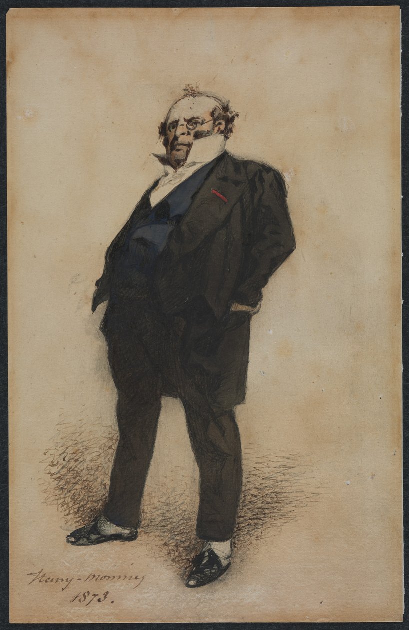 Zelfportret in de rol van M. Prud