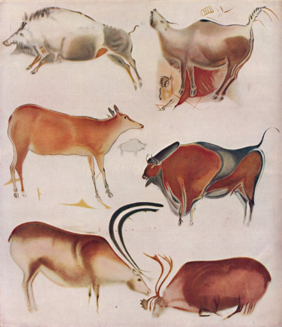Meesterwerken van jagerskunstenaars aan het begin van de beschaving, ca. 1935 door Henri Breuil
