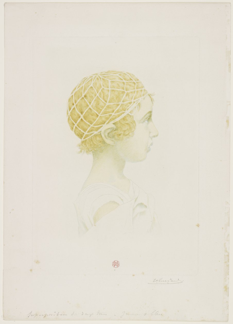 Portret van Jean Raimond Guérard, c.1890 door Henri Charles Guérard