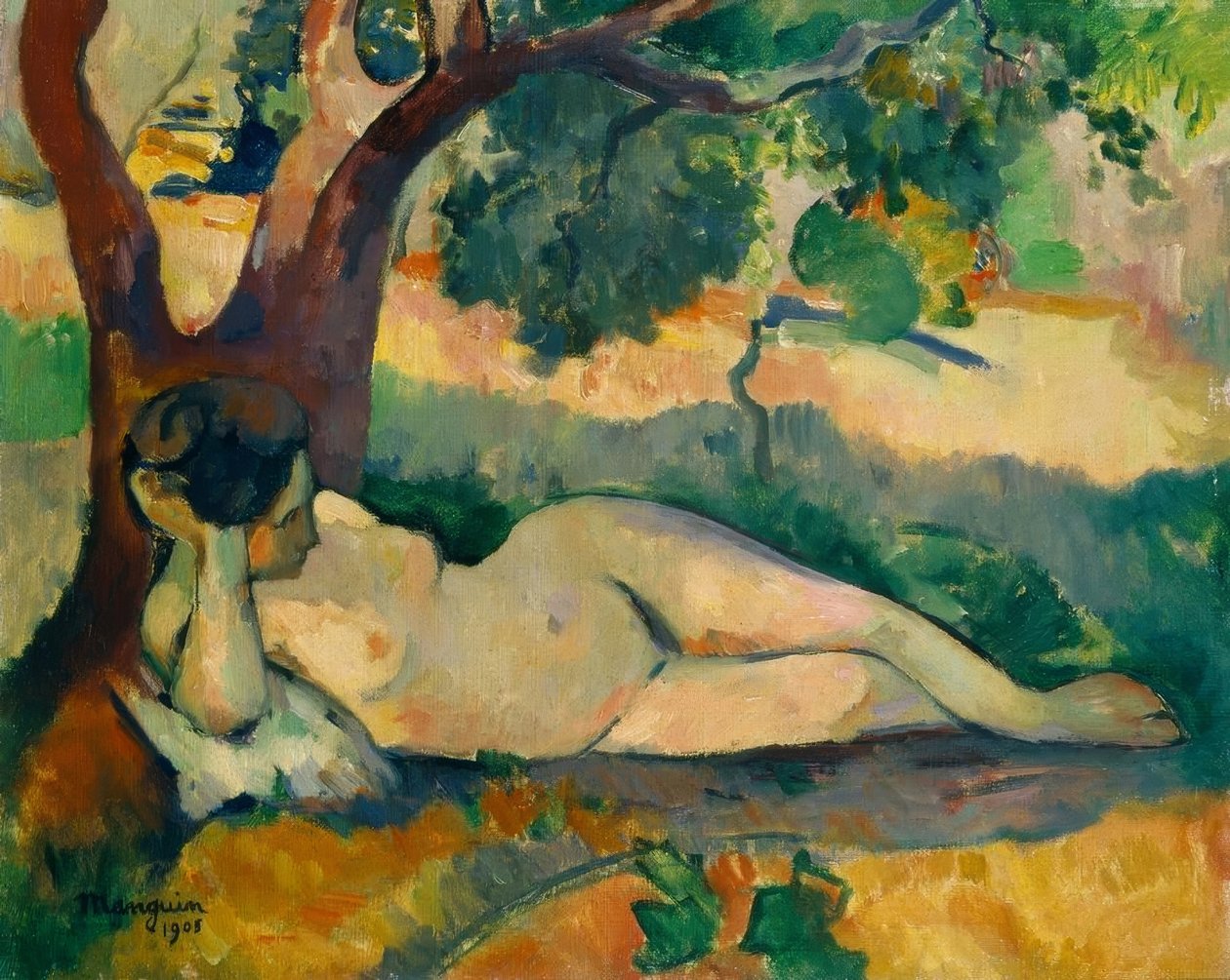 De siësta door Henri Charles Manguin