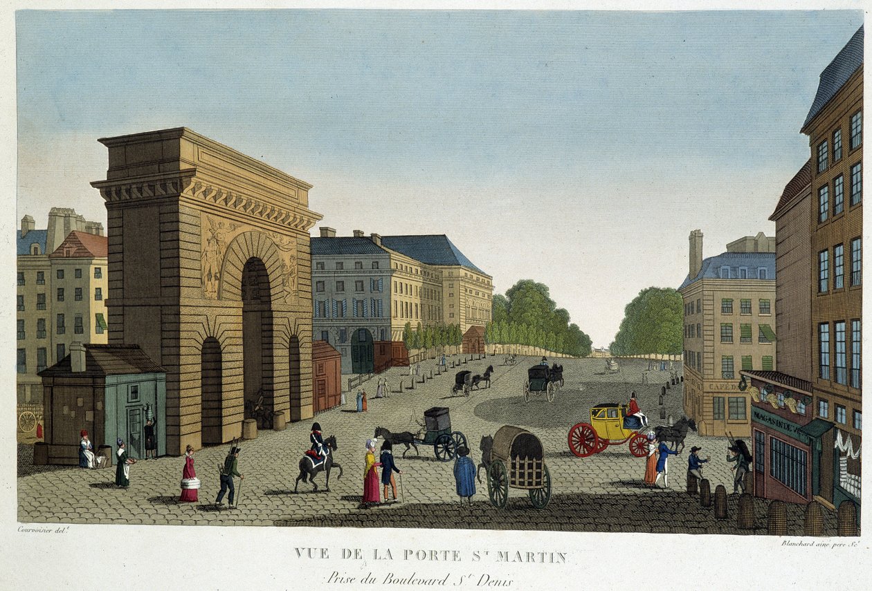 Vue de la Porte St Martin - in 