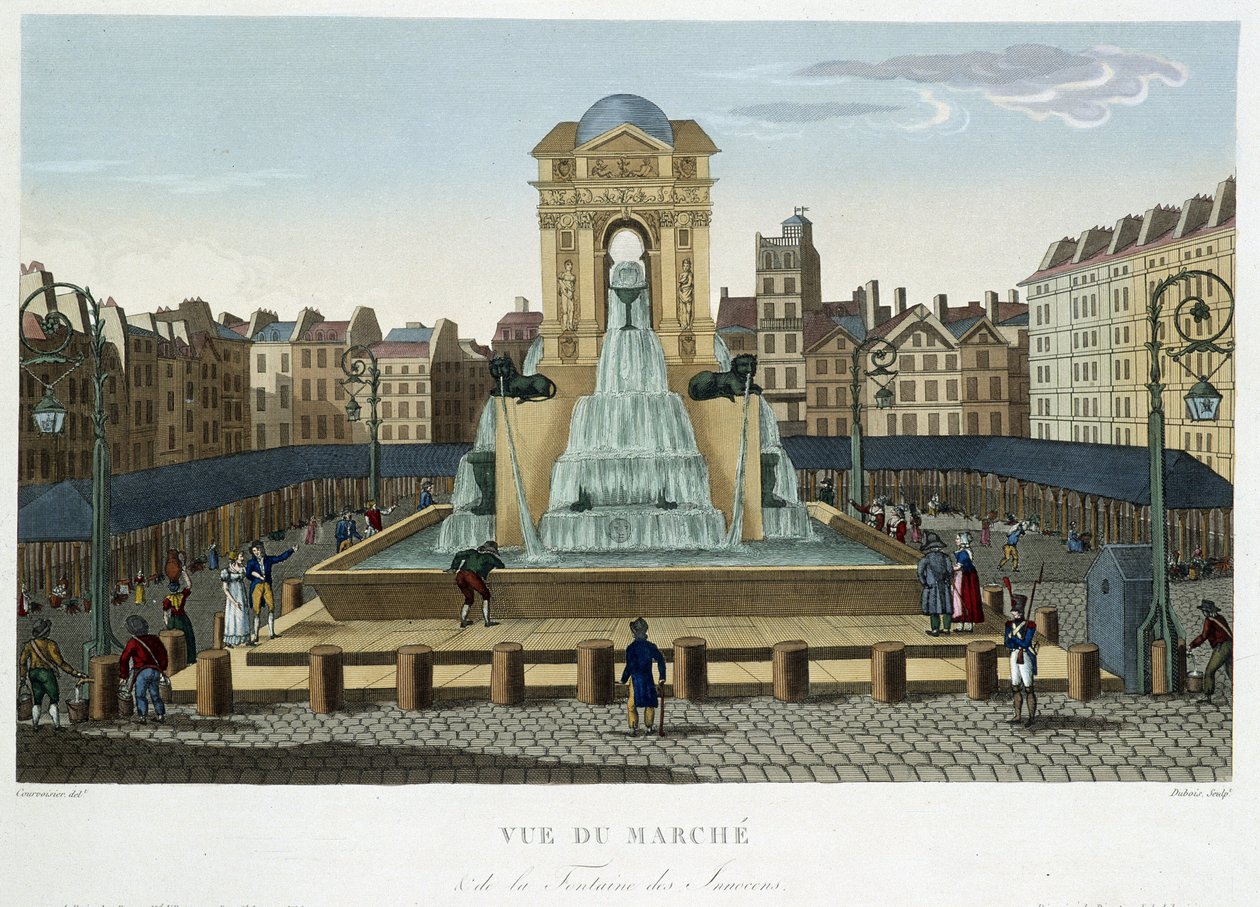 De fontein des Onschuldigen, circa 1820 - in 