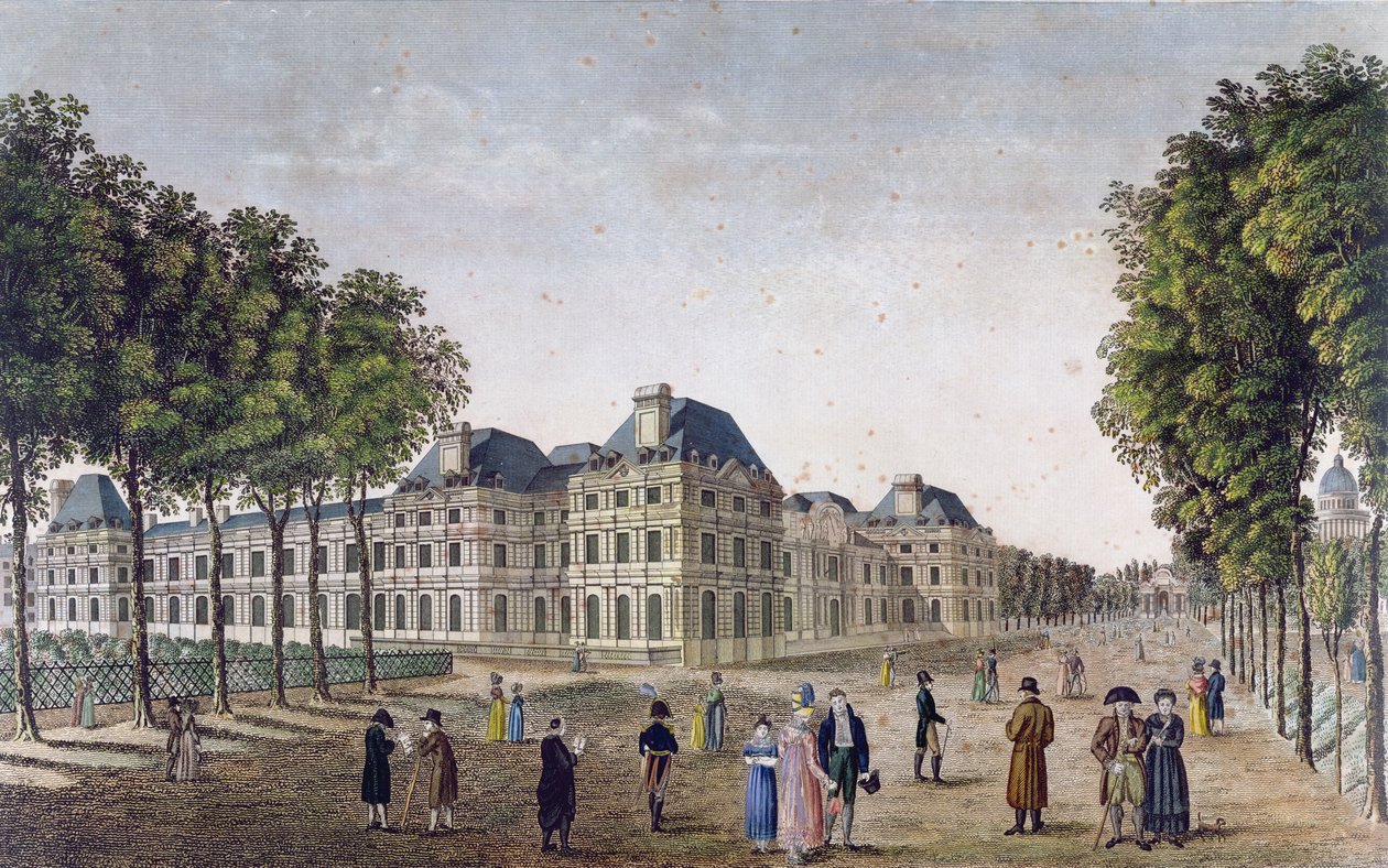 Het Luxemburgpaleis, c.1815-20 door Henri Courvoisier Voisin