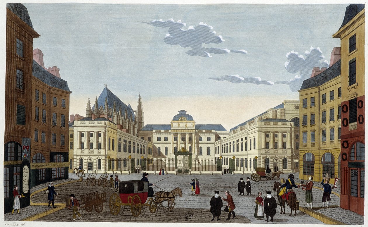 Zicht op de Courvoisier Courvoisier door Henri Courvoisier-Voisin