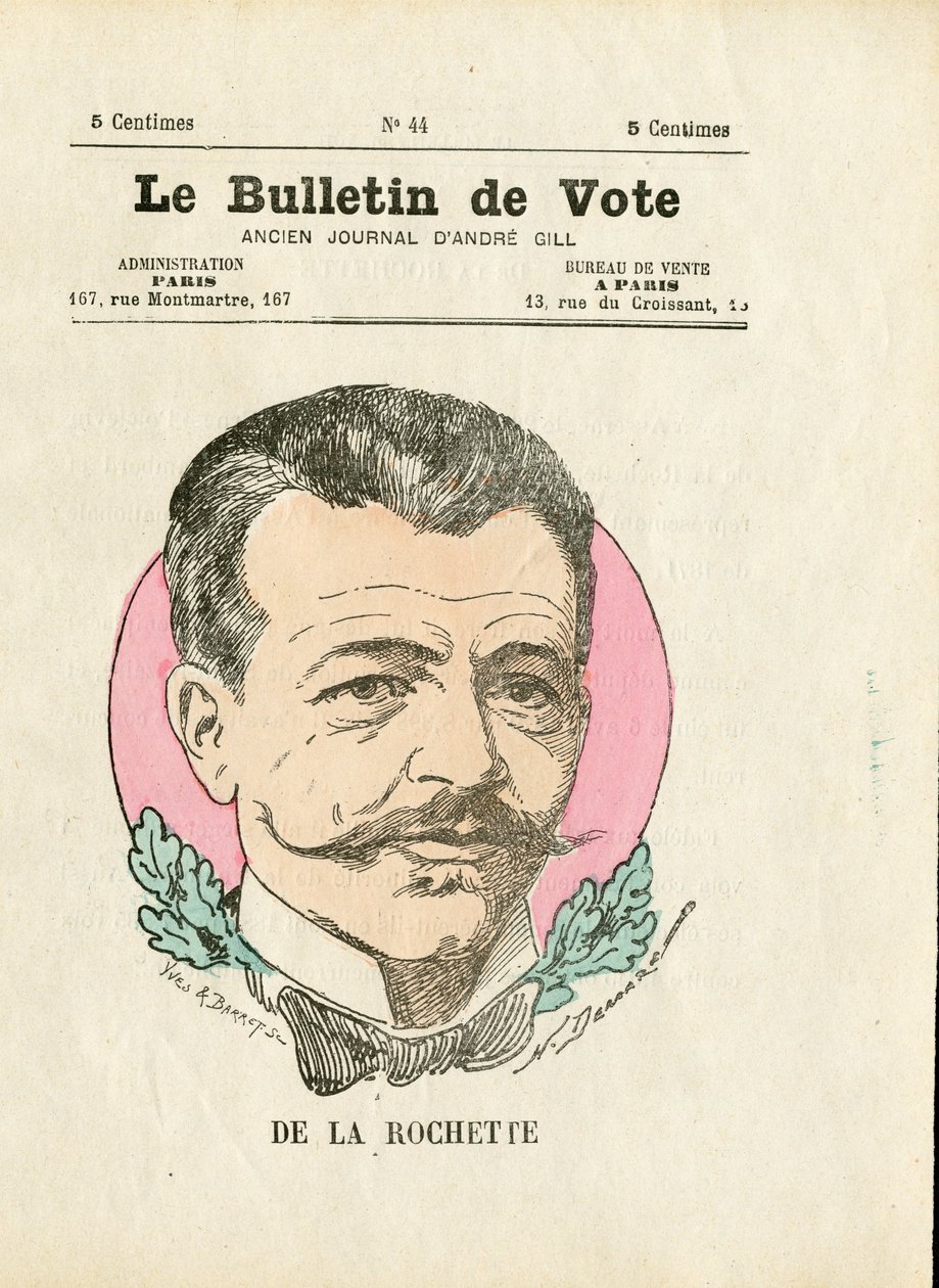 Ballot 2e serie, Satirisch in kleuren: De la Rochette - Illustratie door Henri Demare door Henri Demare