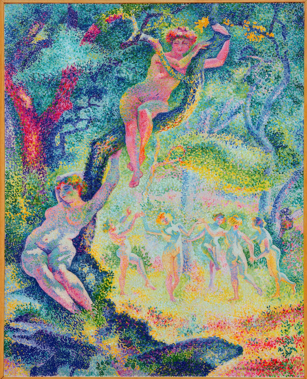 De open plek door Henri-Edmond Cross
