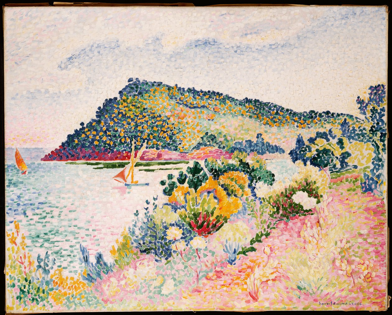 De Zwarte Kaap, Pramousquier Baai door Henri Edmond Cross
