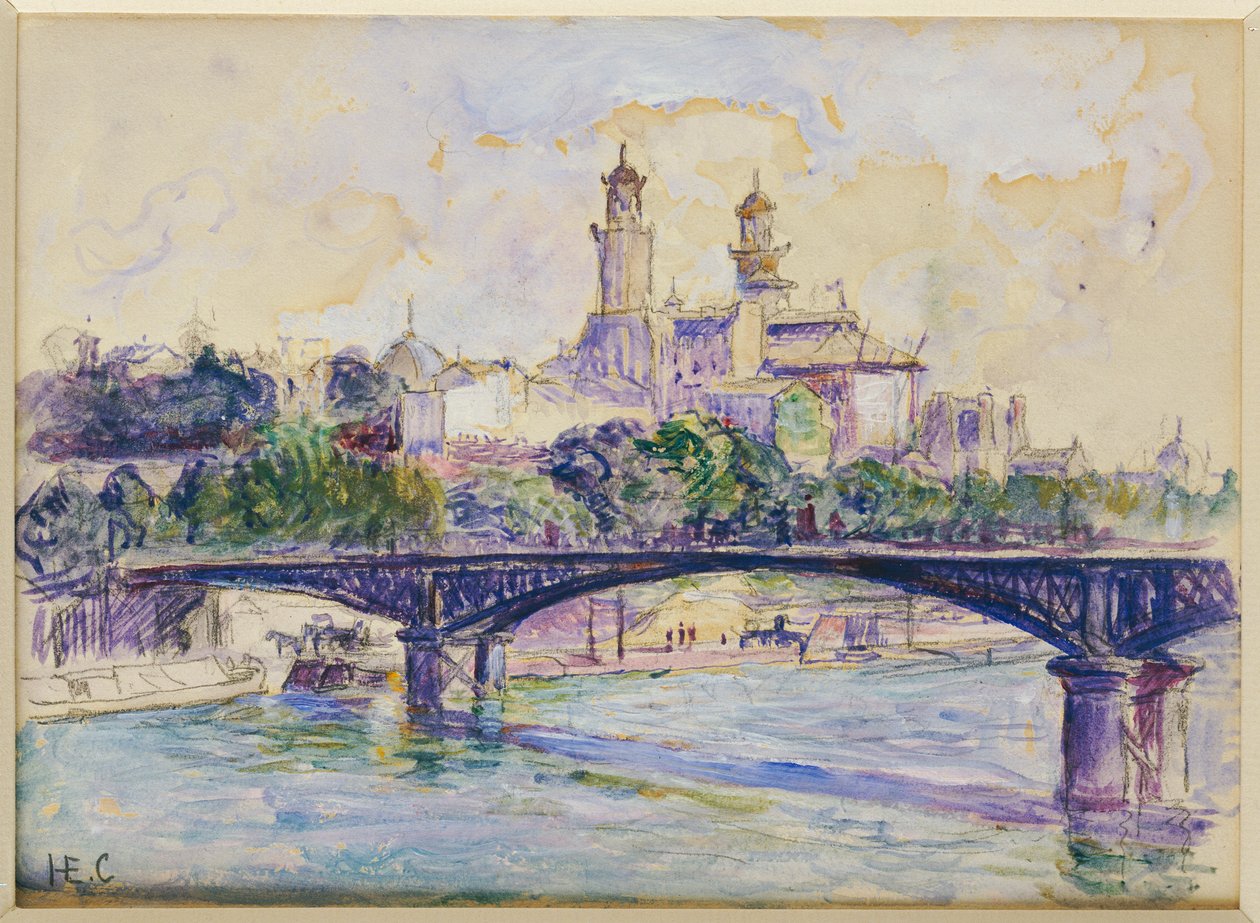 De Seine voor de Trocadero door Henri Edmond Cross