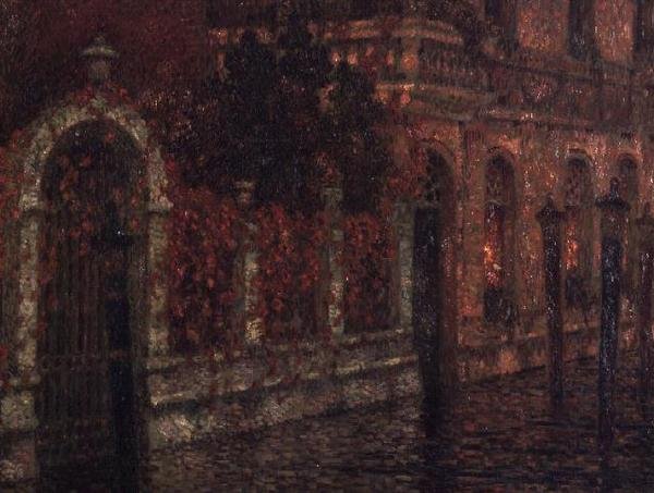 Kanaal van Venetië door Henri Eugene Augustin Le Sidaner