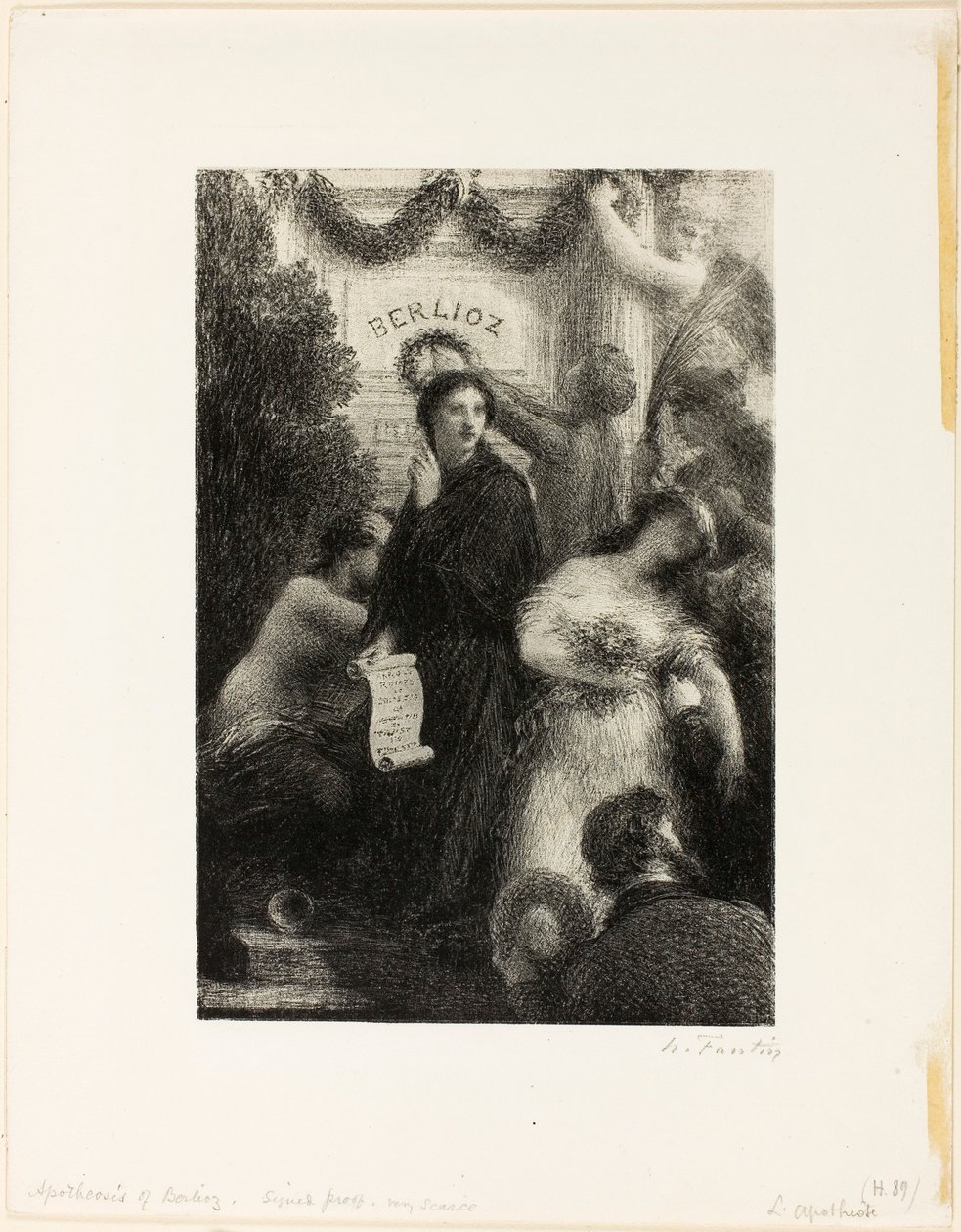 Apotheose door Henri Fantin-Latour