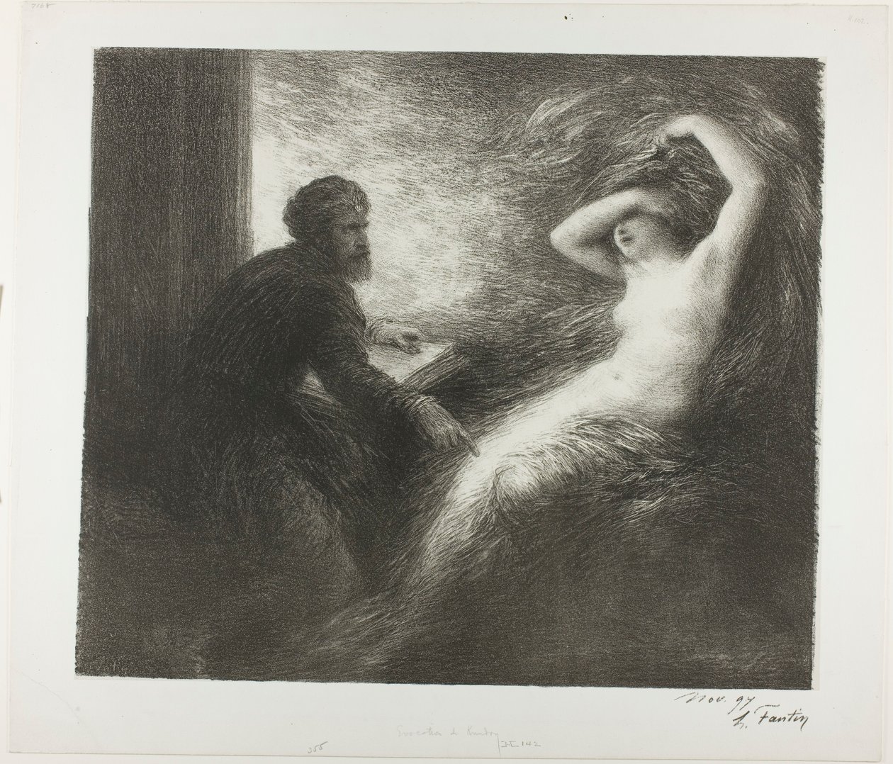 Evocatie van Kundry door Henri Fantin-Latour