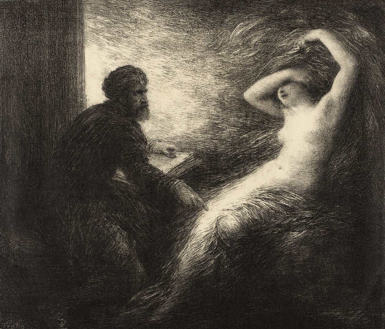 De verschijning van Kundry door Henri Fantin-Latour