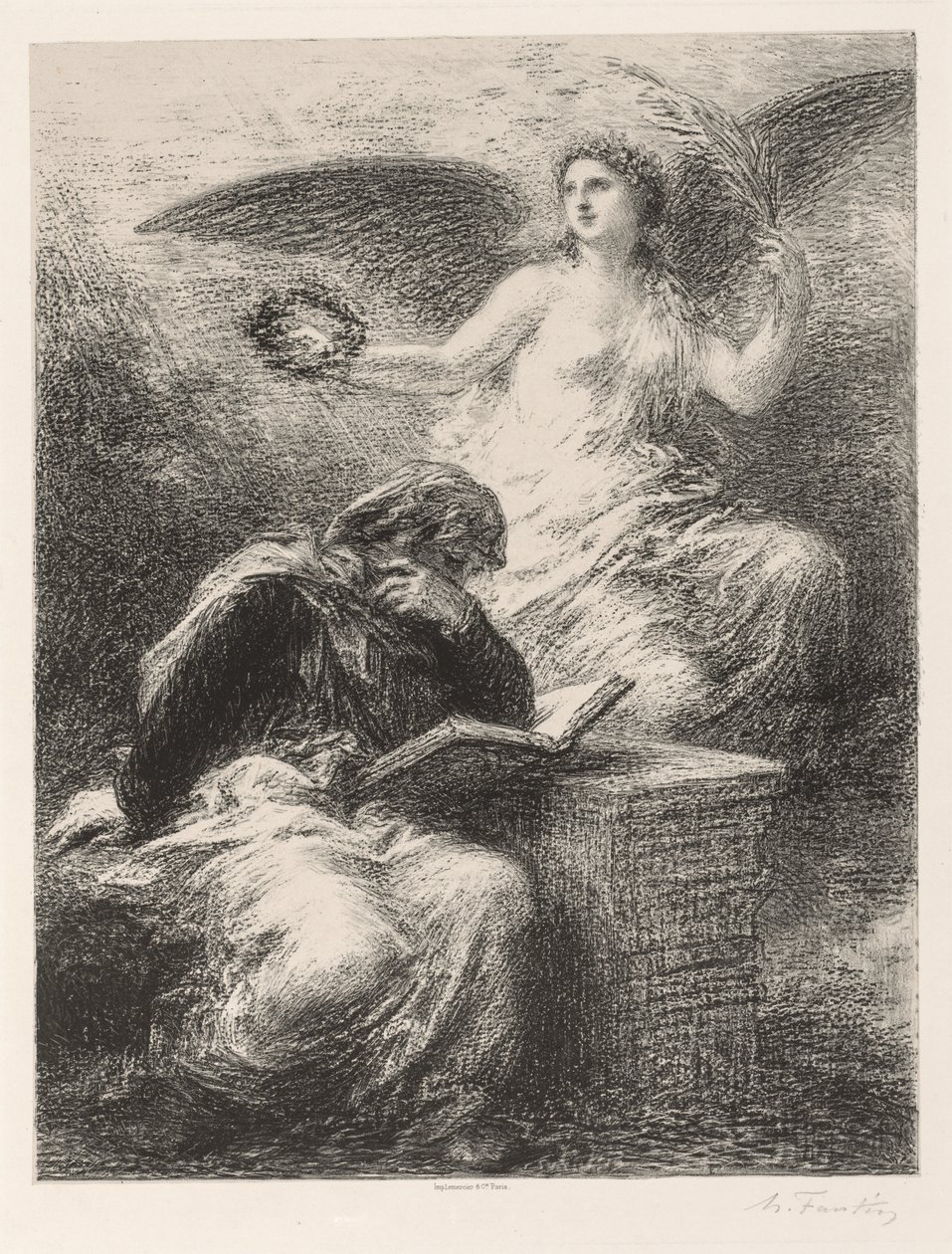 Glorie door Henri Fantin-Latour